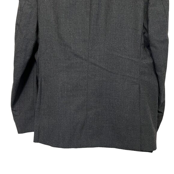 Bagnoli Sartoria Napoli Suit Wool Gray Virgin Wool & Cashmere Blend Size 44 US - Picture 11 of 16